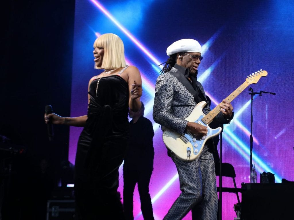 Nile Rogers and Chic on stage